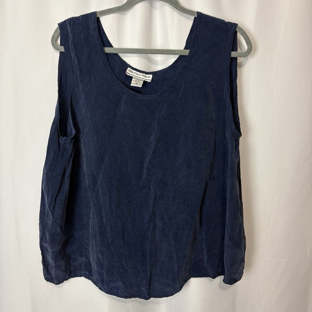 Vintage‎ August Max Woman Top Bemberg